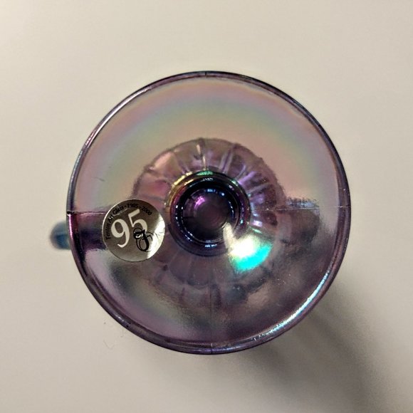 VTG FENTON Lavender Iridescent Art Glass ~ Petal Design 5" Creamer Pitcher *Read - Picture 8 of 12